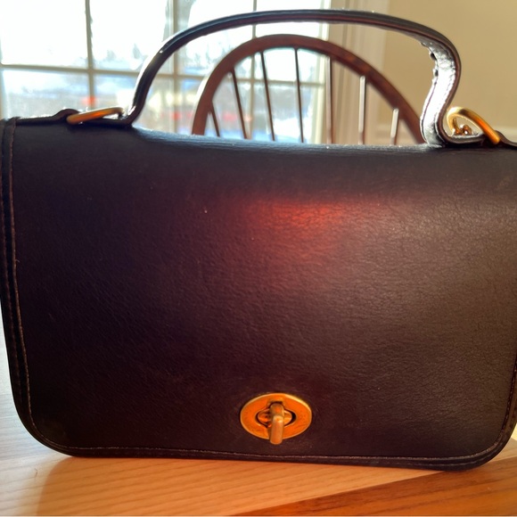 Coach Casino 9924 Black Leather Crossbody Bag - Picture 2 of 14